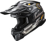 Offroad-Helm Für Motorrad Hjc C50 Advanced Polycarbonate Mc5Sf Mecha Beast Grösse 10 Xl