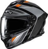 Full-Face Motorcycle Helmet Hjc C71 Advanced Polycarbonate Mc4 Faber Size 08 M