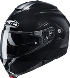 Klapphelm Für Motorrad Hjc C91N Advanced Polycarbonate Composite Metallschwarz Grösse 09 L