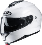 Klapphelm Für Motorrad Hjc C91N Advanced Polycarbonate Composite Perlweiß Grösse 11 Xxl