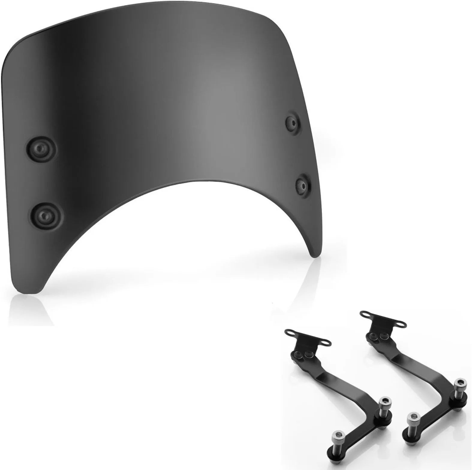 Alu Niedriges Windschild - Rizoma Kompatibel Mit Triumph Thruxton 1200 R (2016-2020)