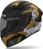 Integralhelm Für Motorrad Airoh Connor - Cnz35 Thermoplastic Hrt Matt Zeus Grösse Xl