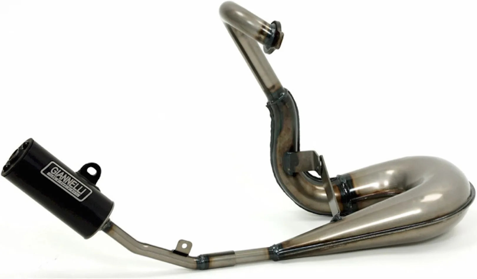 Komplette Auspuffanlage Ohne Katalysator Und Mit Geräuschzulassung - Giannelli Kompatibel Mit Piaggio Vespa 50 Pk
