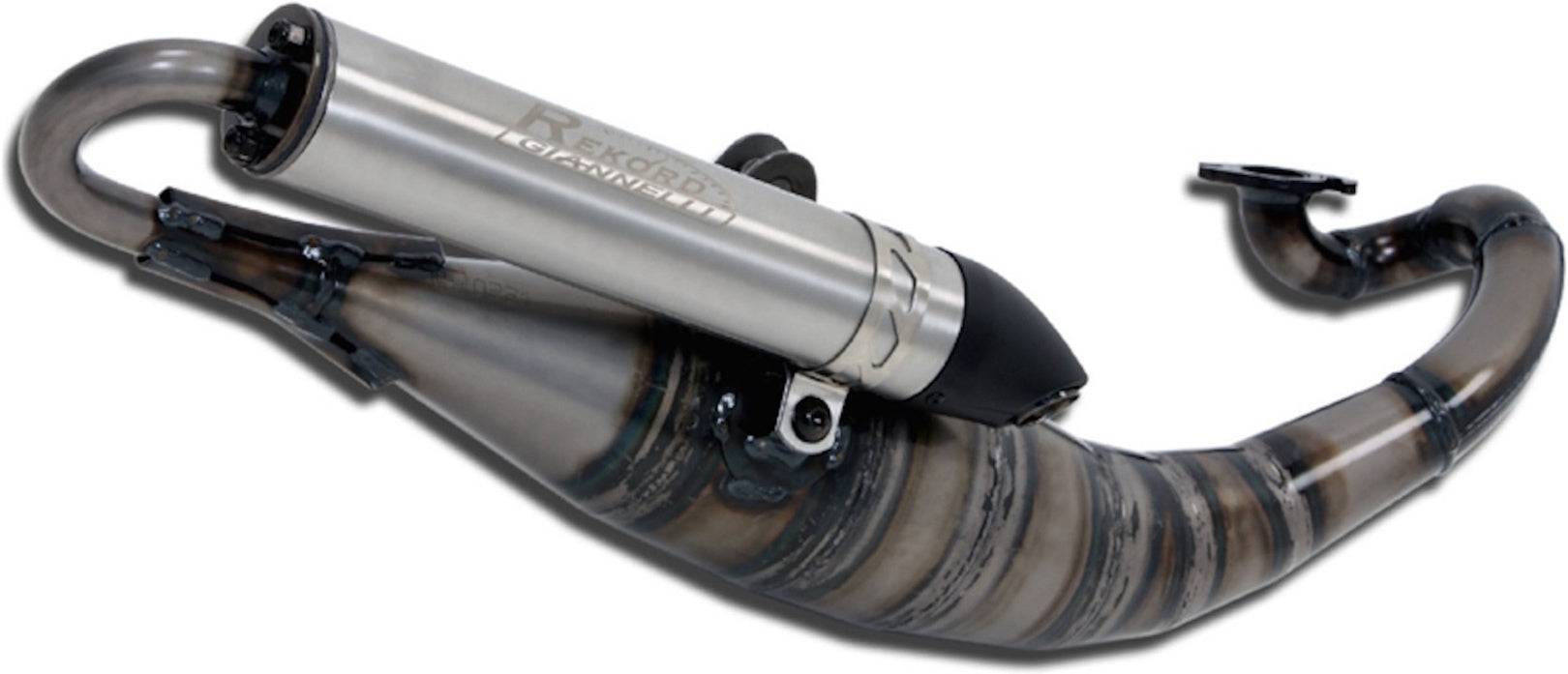 Complete Non-Catalytic Exhaust System With Sound Certification Rekord - Giannelli Compatible With Mbk Booster - R (1992-2006)
