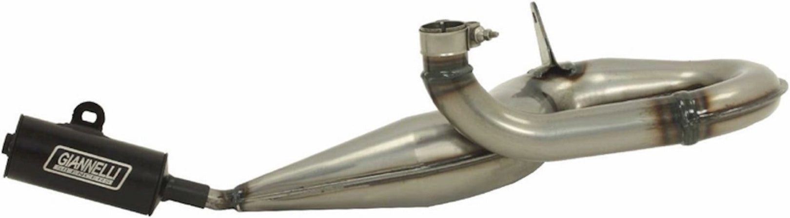 Complete Exhaust System Without Catalytic Converter And Without Sound Certification - Giannelli Compatible With Piaggio Vespa 125 Pk