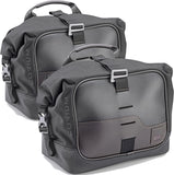 Satteltaschen Corium Schwarz 26 Lt Corium Nylon - Givi Kompatibel Mit Royal Enfield Super Meteor 650 (2023-2024)