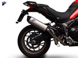 Auspuffendrohr Ohne Geräuschzulassung Force Titan Aluminium Cap - Termignoni Kompatibel Mit Ducati Multistrada 950 (2016-2019)