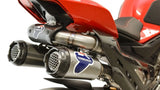 Komplette Auspuffanlage Ohne Katalysator Und Ohne Geräuschzulassung Gp2R-Rht Titan Carbon Cap - Termignoni Kompatibel Mit Ducati Streetfighter V4 (2018-2021)