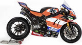 Komplette Auspuffanlage Ohne Geräuschzulassung Wsbk Replica Full Titan Schwarz Carbon Cap - Termignoni Kompatibel Mit Ducati Panigale V4 (2018-2023)