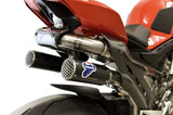 Auspuffendrohr Ohne Geräuschzulassung Wsbk Replica Full Titan Schwarz Carbon Cap - Termignoni Kompatibel Mit Ducati Streetfighter V4 (2018-2023)