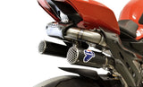 Komplette Auspuffanlage Ohne Geräuschzulassung Wsbk Replica Full Titan Schwarz Carbon Cap - Termignoni Kompatibel Mit Ducati Streetfighter V4 (2018-2023)