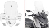 Windschild Transparent - Givi Kompatibel Mit Yamaha X-Max 300 (2017-2022)
