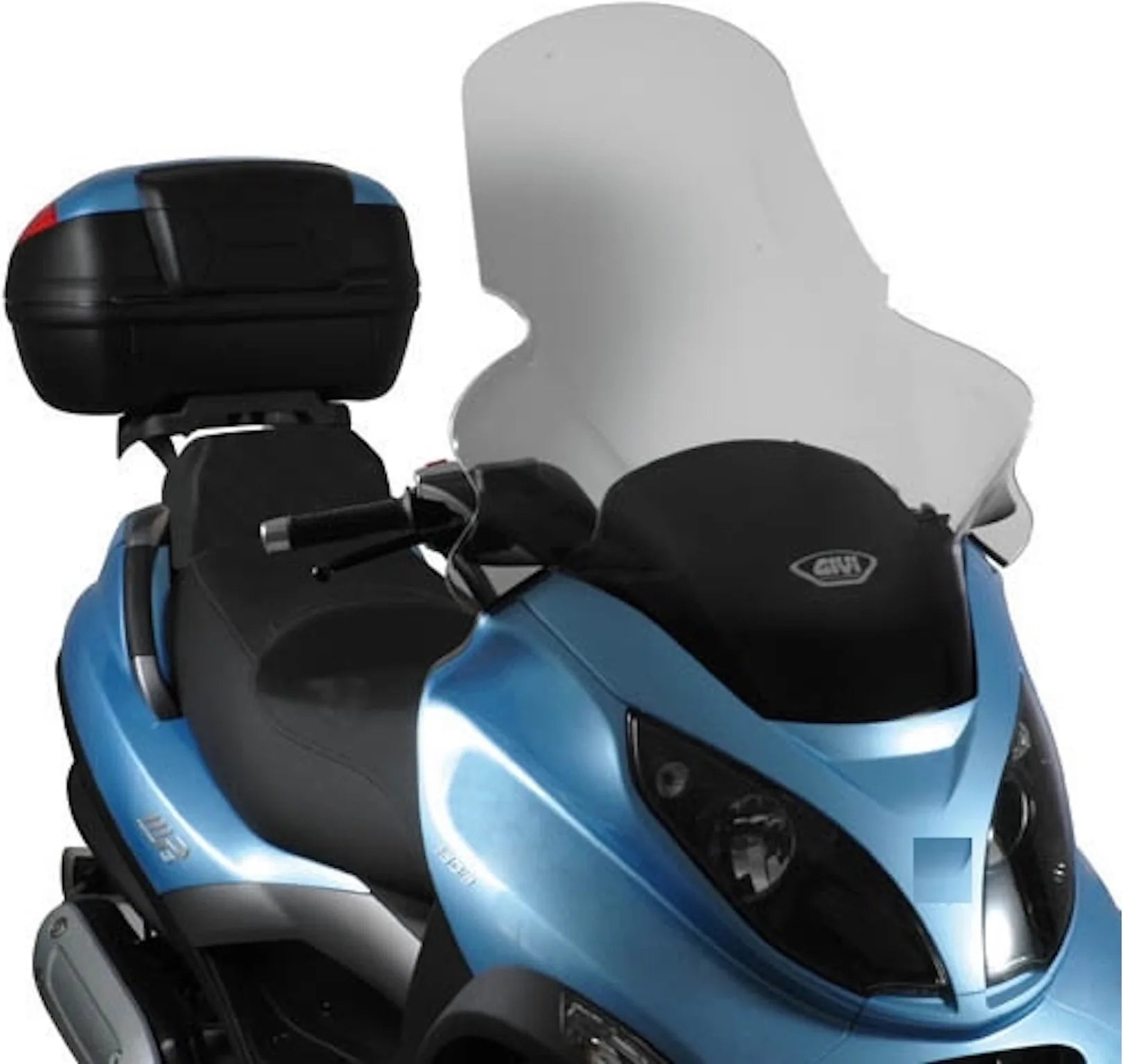 Windschild Transparent - Givi Kompatibel Mit Piaggio Mp3 300 - 400 (2006-2011)