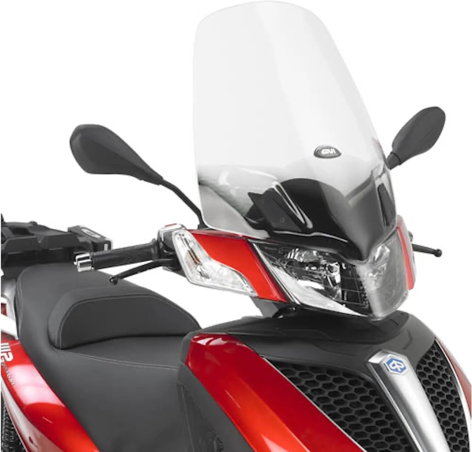 Windschild Transparent - Givi Kompatibel Mit Piaggio Mp3 125 - 300 Yourban (2011-2018)