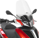Transparent Wind-Screen - Givi Compatible With Piaggio Mp3 125 - 300 Yourban (2011-2018)
