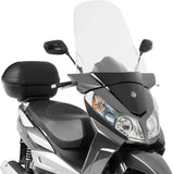 Windschild Transparent - Givi Kompatibel Mit Sym Citycom 300 (2008-2019)