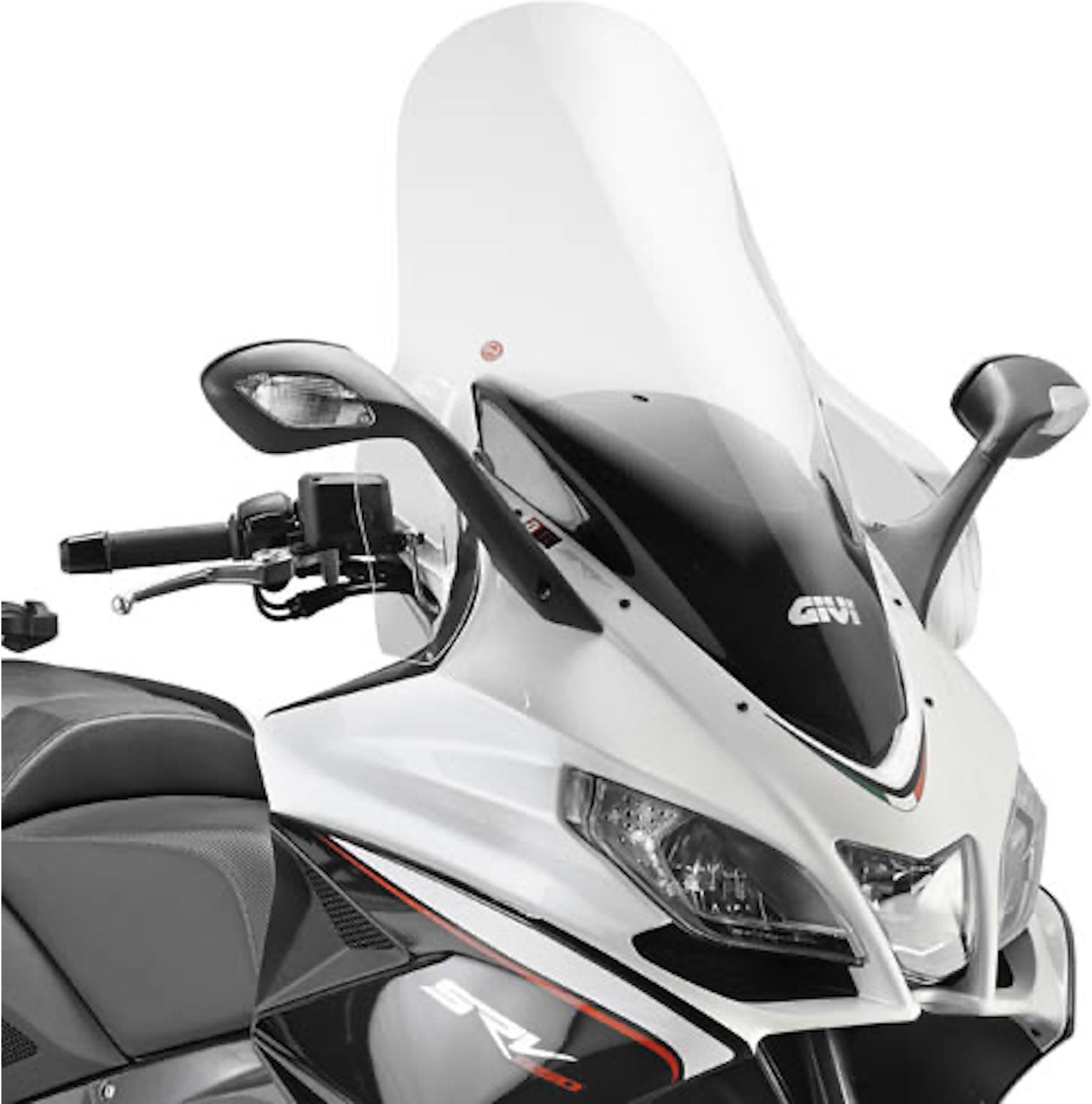 Transparent Wind-Screen - Givi Compatible With Aprilia Srv 850 (2012-2016)