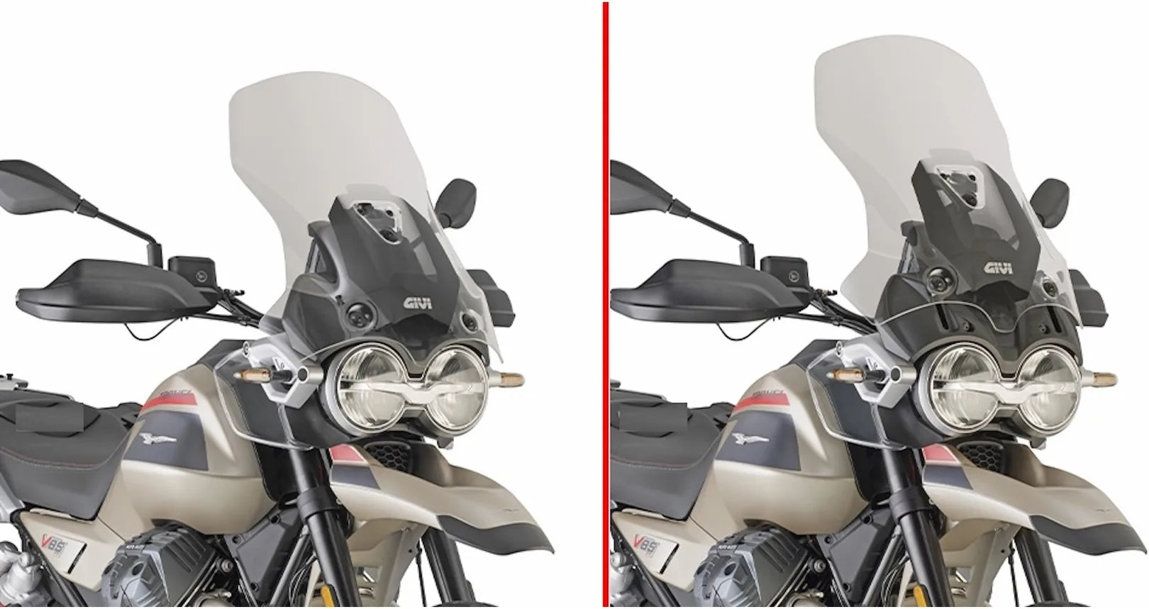Windschild Transparent - Givi Kompatibel Mit Moto Guzzi V85 Tt (2024)