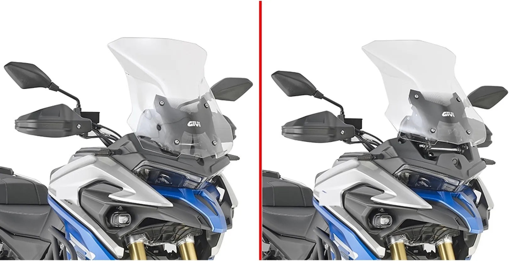 Windschild Transparent - Givi Kompatibel Mit Voge Valico 525 Dsx (2023)