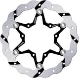 Front Floating Oversized Grooved Wave Brake Disc - Galfer Compatible With Hm Cre 125 R (2003)