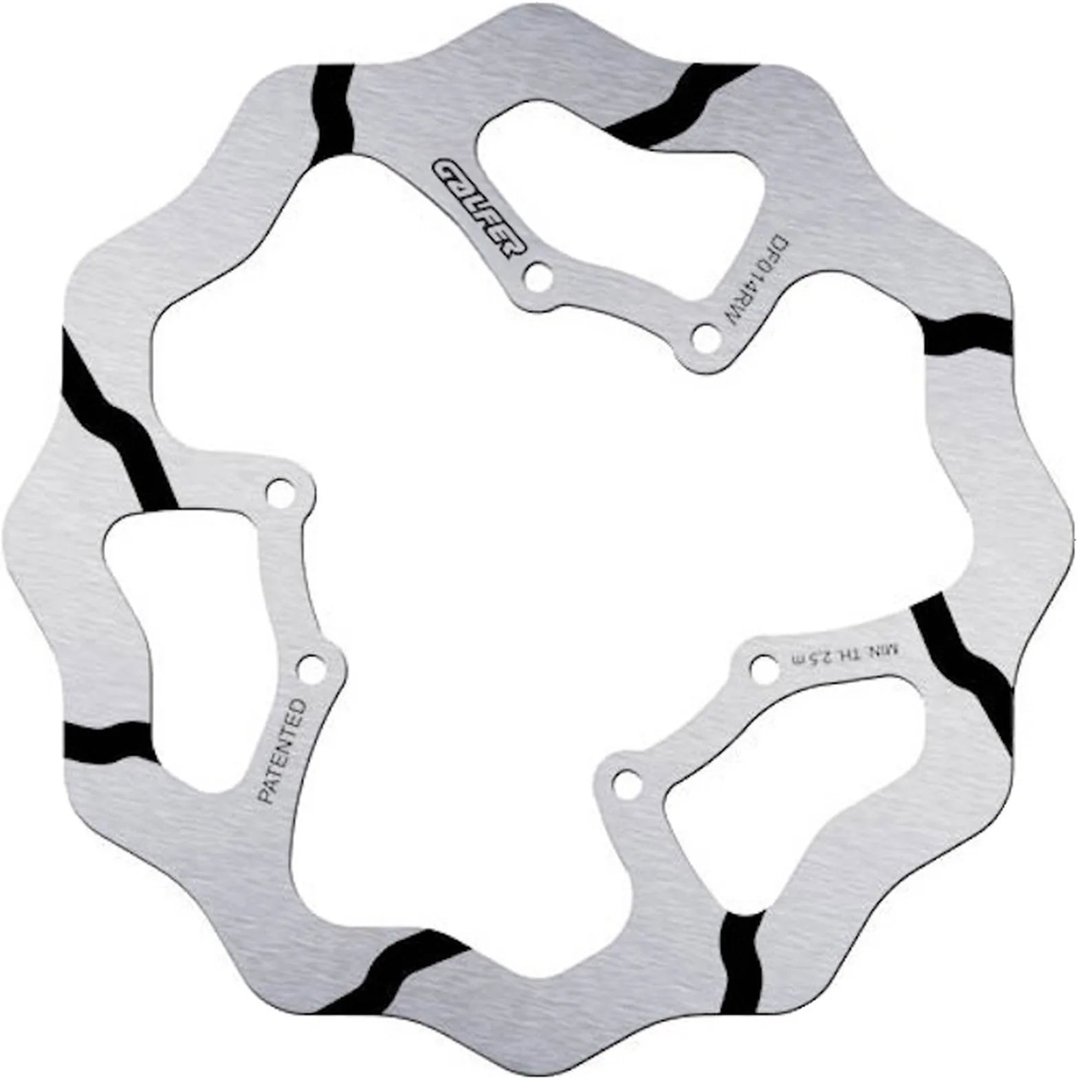 Front Fixed Grooved Wave Brake Disc - Galfer Compatible With Sur Ron Ultra Bee Off Road (2024)