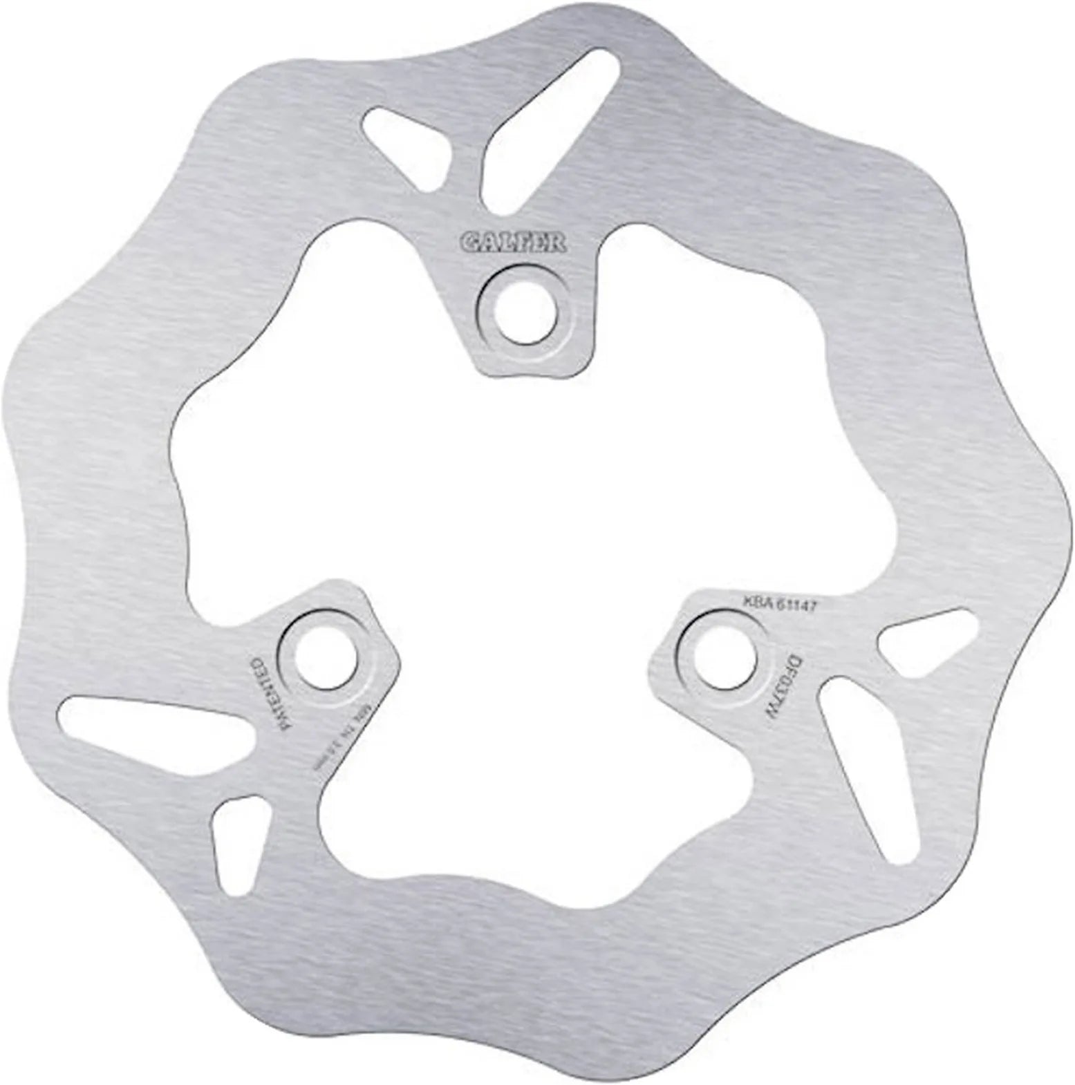 Front Fixed Wave Brake Disc - Galfer Compatible With Pgo Pms 110 (1999)
