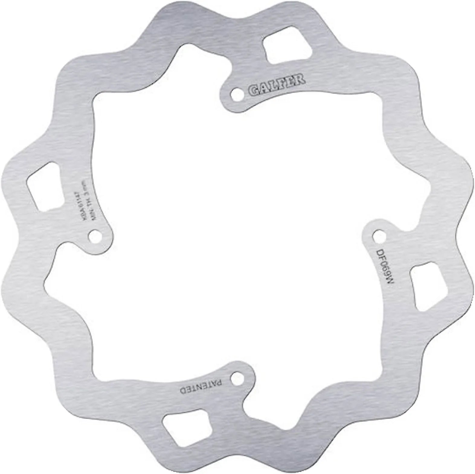 Bremsscheibe Hinten Starr Wave - Galfer Kompatibel Mit Hm Easy 230 F Enduro (2004)