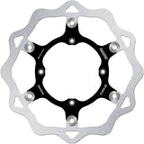 Front Floating Oversized Wave Brake Disc - Galfer Compatible With Kawasaki D 250 Tracker (2003)