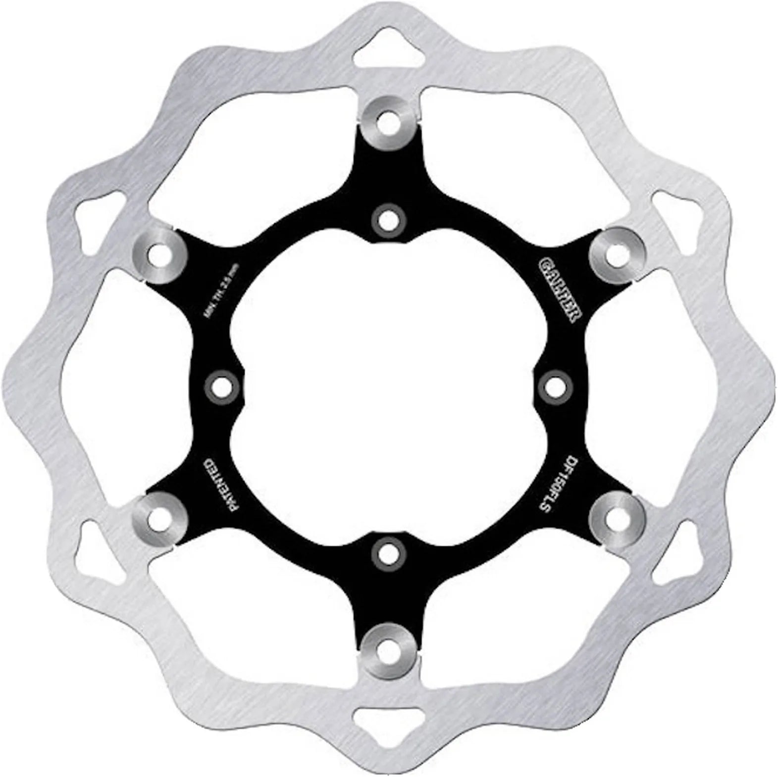 Front Floating Oversized Wave Brake Disc - Galfer Compatible With Suzuki Dr 250 Sb (2003)