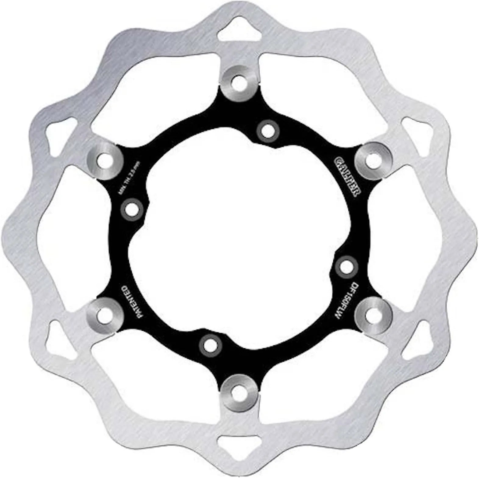 Front Floating Wave Brake Disc - Galfer Compatible With Suzuki Dr 250 Sb (2003)
