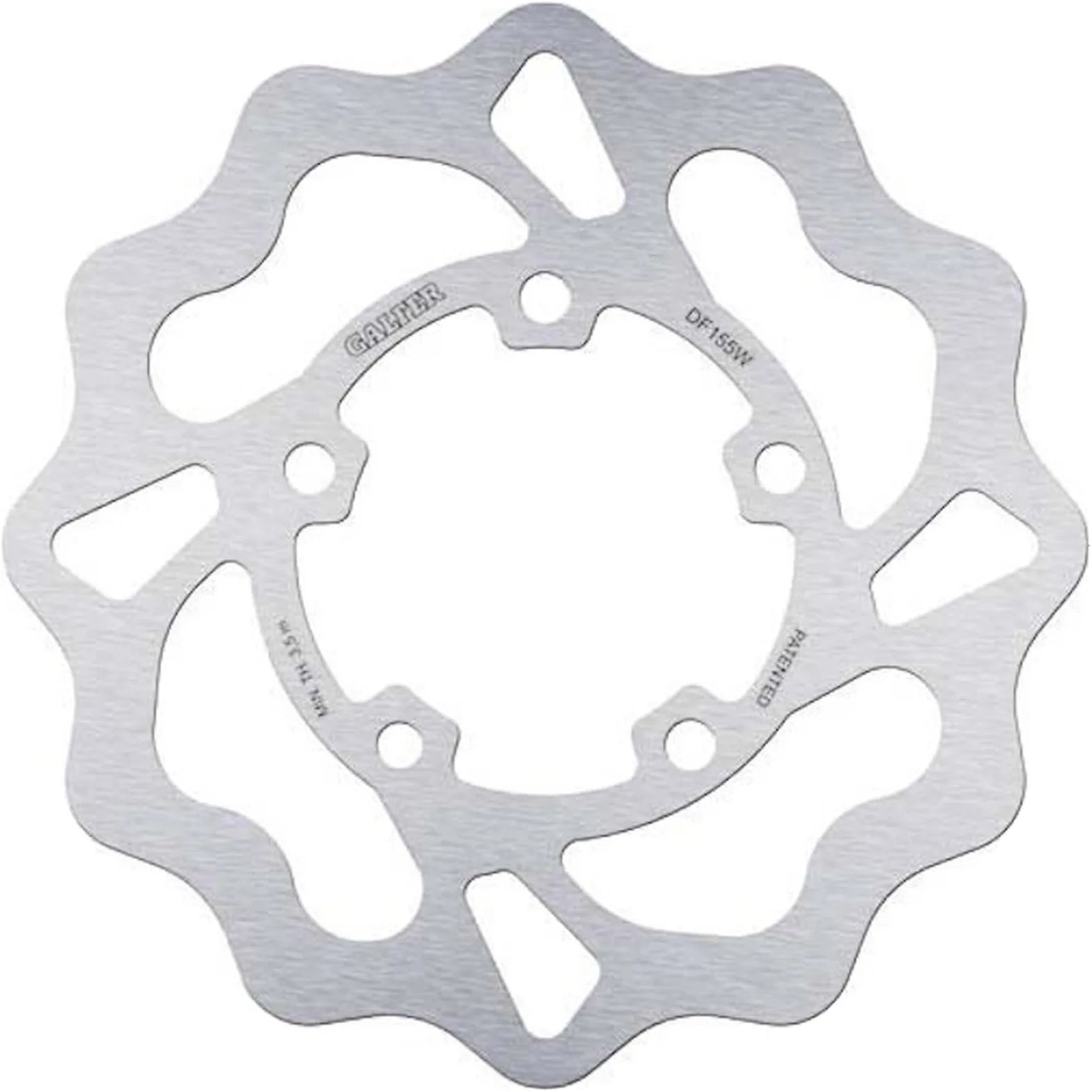 Rear Fixed Wave Brake Disc - Galfer Compatible With Kawasaki Zx 9R Ninja (1994-1995)