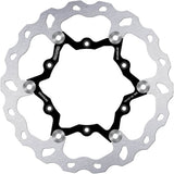 Front Floating Wave Brake Disc - Galfer Compatible With Fantic Motor Xxf 250 Black (2024)