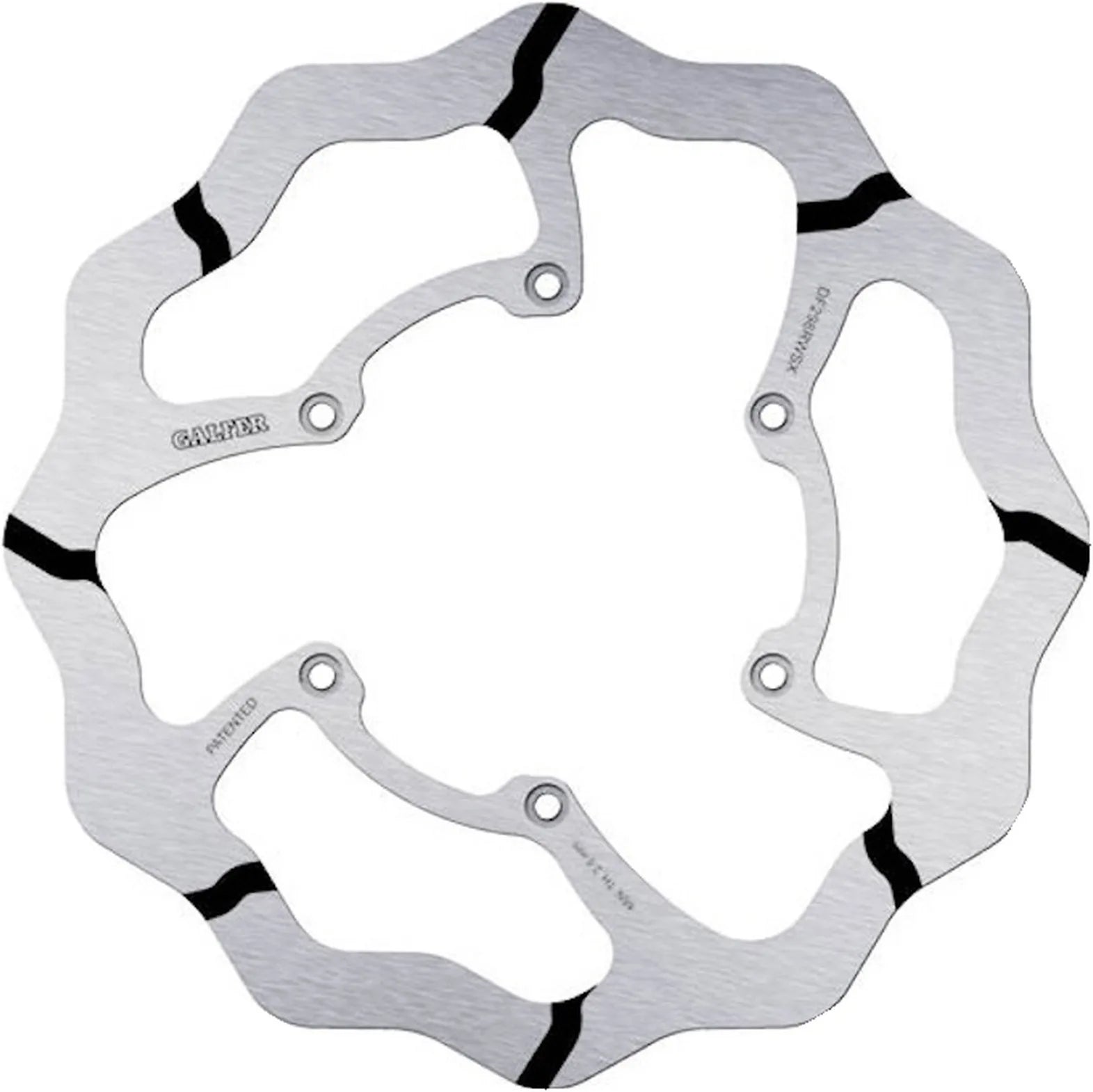 Bremsscheibe Vorne Starr Oversize Grooved Wave - Galfer Kompatibel Mit Fantic Motor Xef 250 4T (2021-2023)