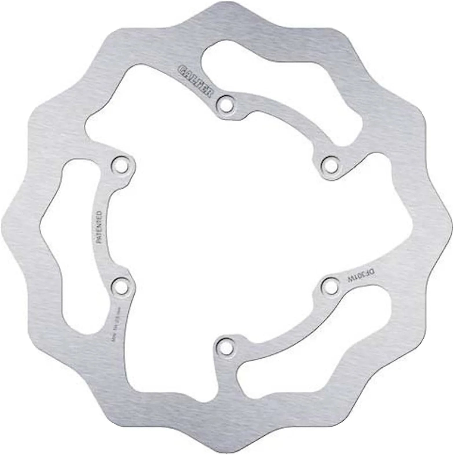 Front Fixed Wave Brake Disc - Galfer Compatible With Yamaha Yz 125 Wr (2004-2007)