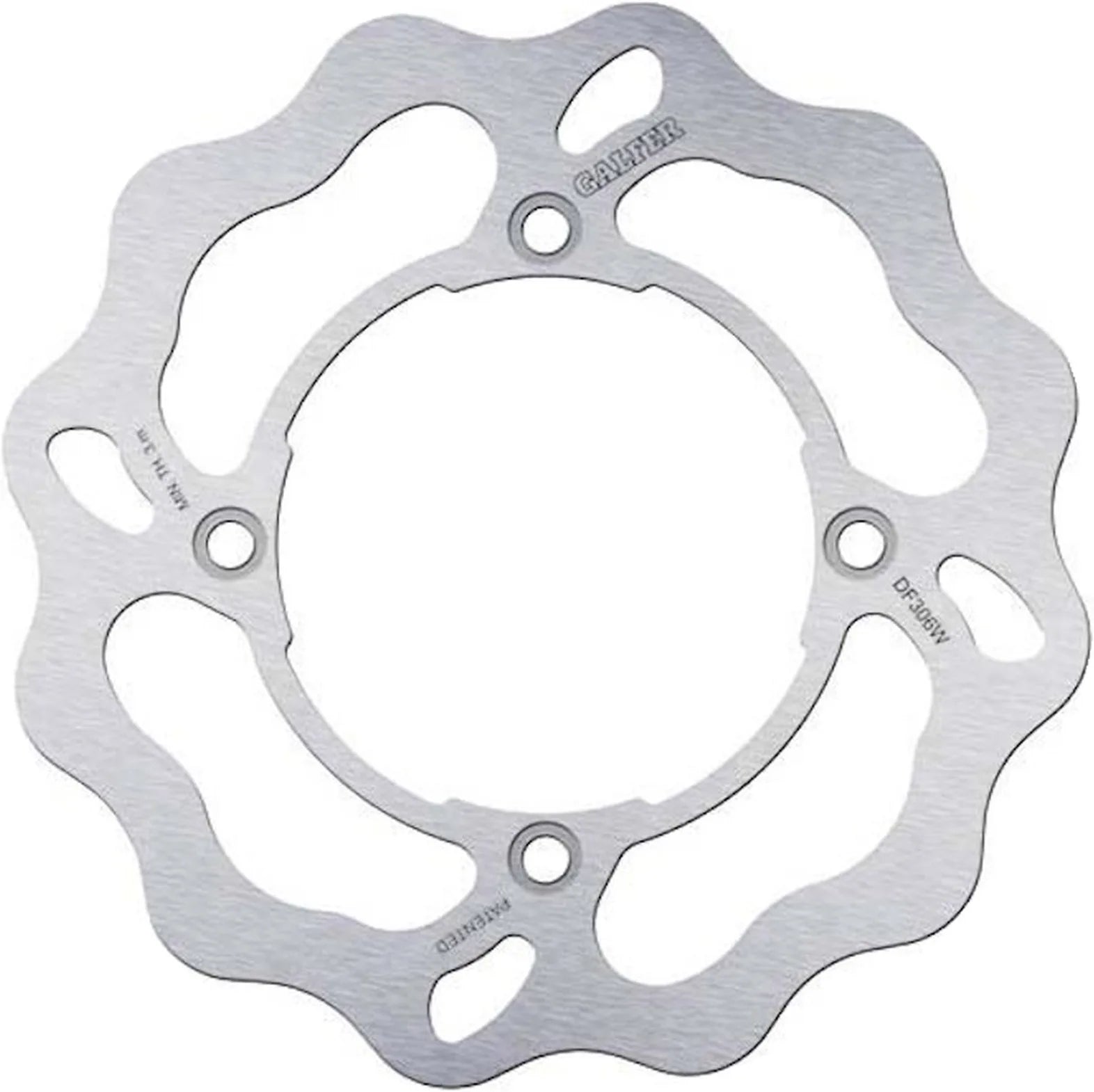 Front Fixed Wave Brake Disc - Galfer Compatible With Suzuki Dr 250 S (1990)