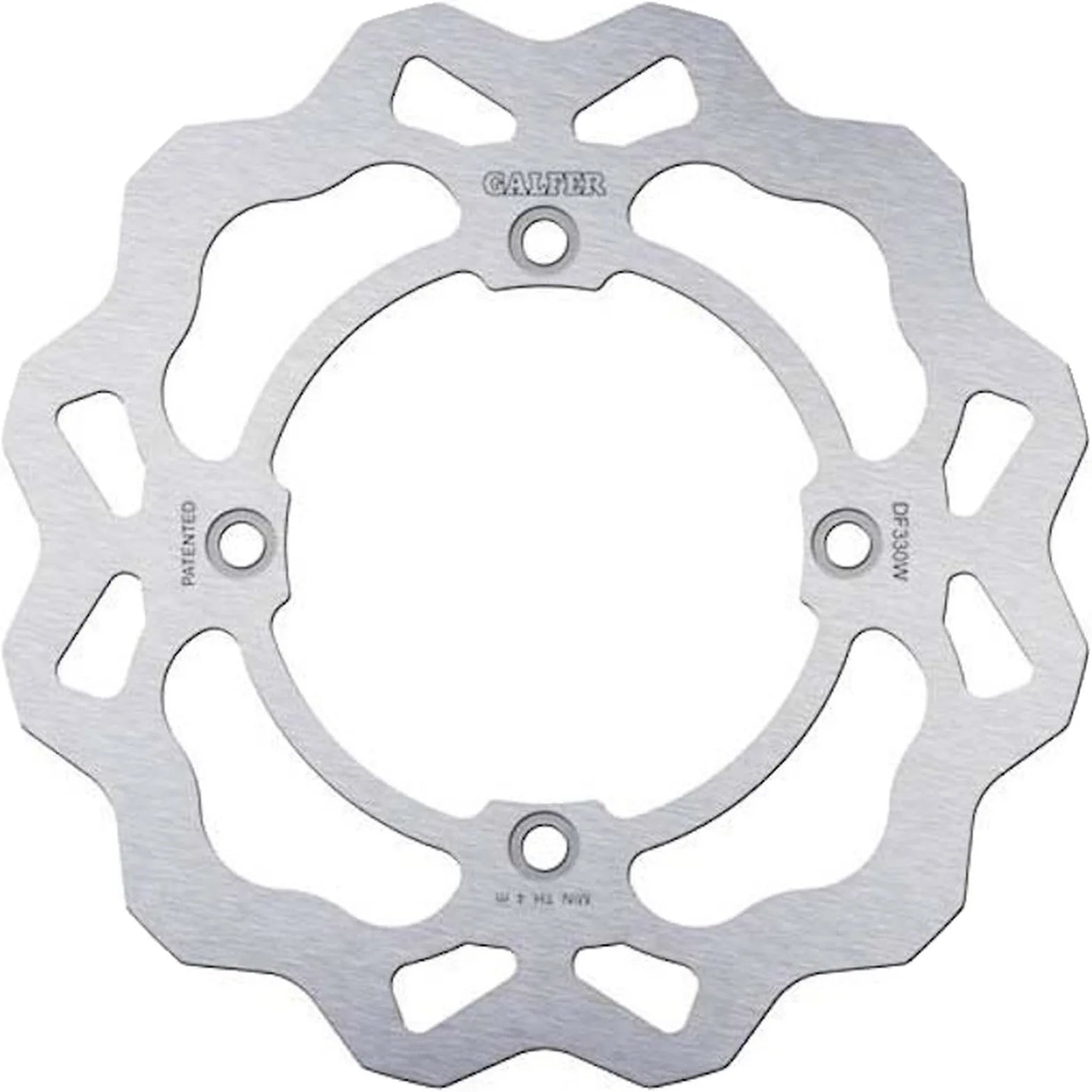 Front Fixed Wave Brake Disc - Galfer Compatible With Suzuki Cp 650 Sky Wave (2003)