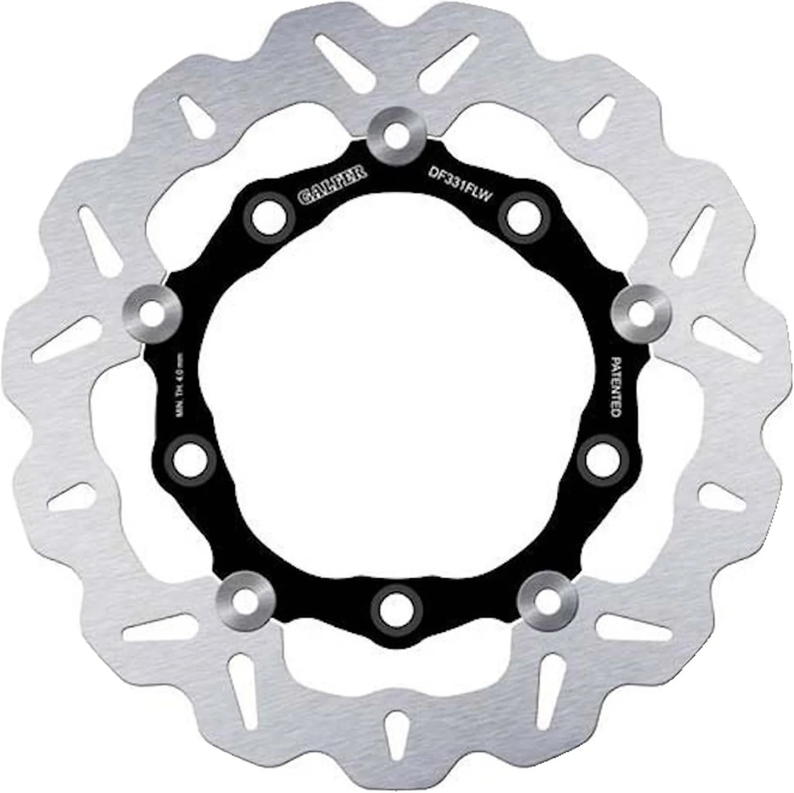 Front Right Floating Wave Brake Disc - Galfer Compatible With Suzuki An 250 Burgman (2007-2008)