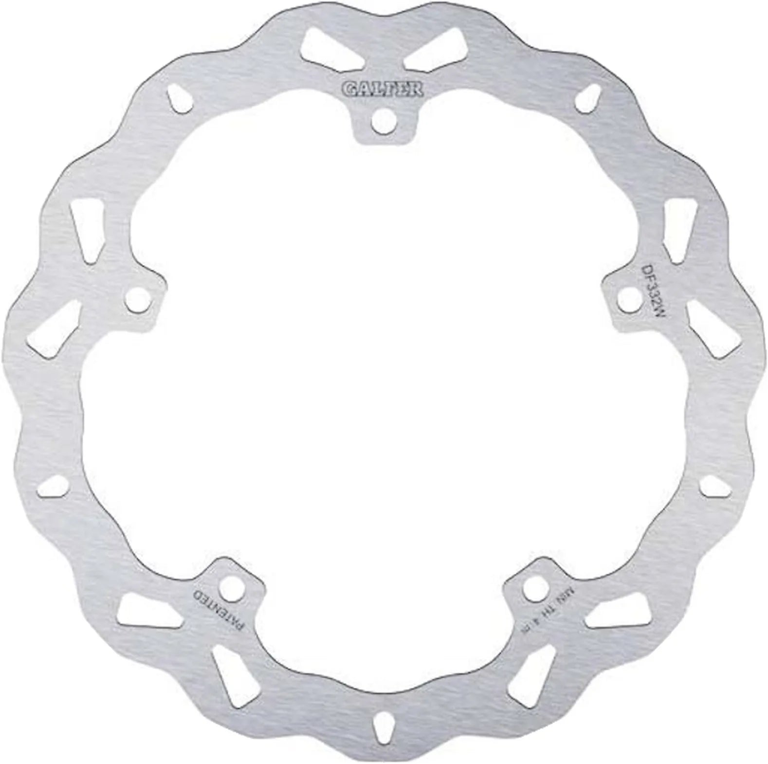 Front Fixed Wave Brake Disc - Galfer Compatible With Suzuki Belang R 150 (2011)
