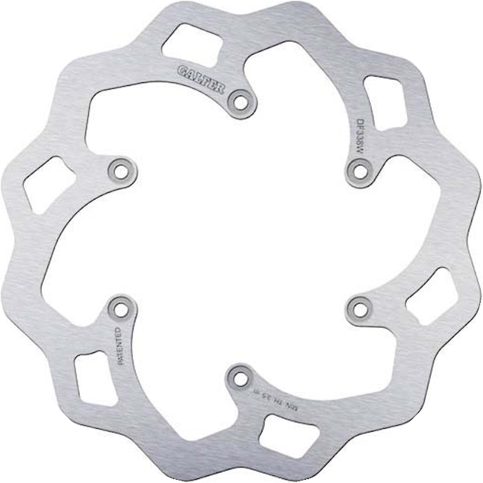 Front Fixed Wave Brake Disc - Galfer Compatible With Cannondale X 440 (2001)