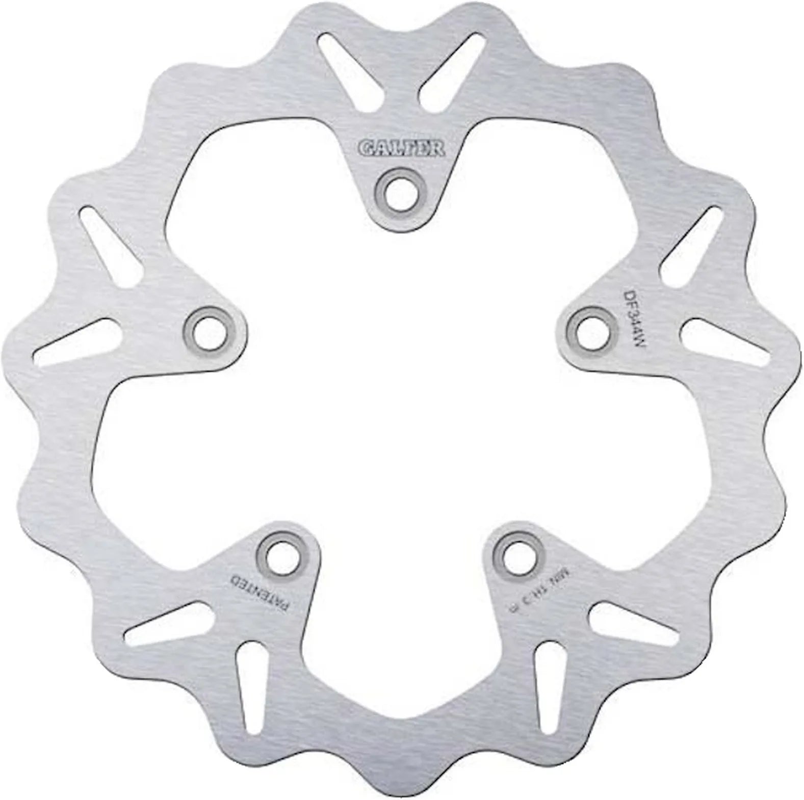 Front Fixed Wave Brake Disc - Galfer Compatible With Suzuki An 400 Burgman (2003-2005)