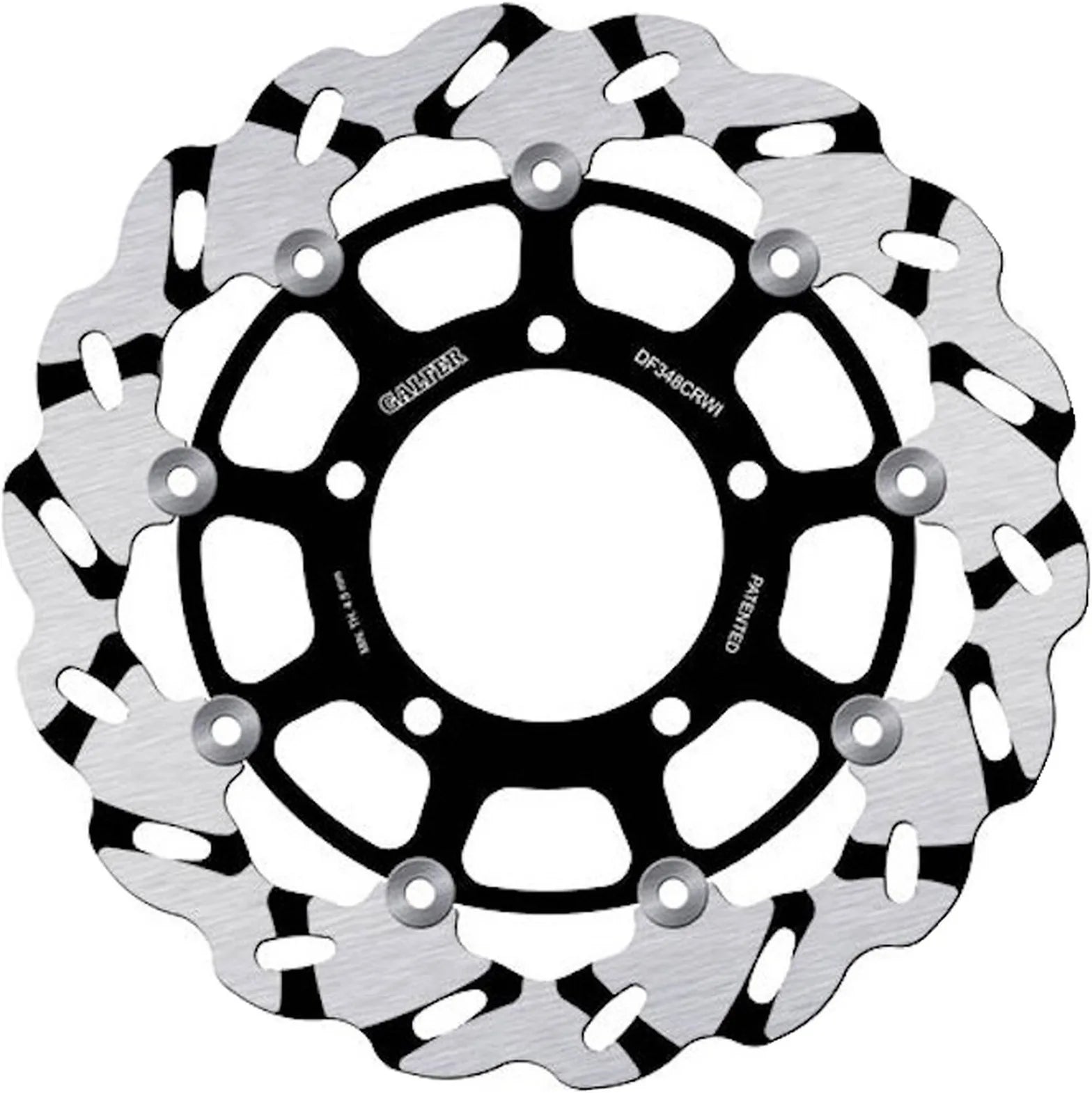 Front Floating Grooved Wave Brake Disc - Galfer Compatible With Suzuki Gsx-R 750 (2006-2007)