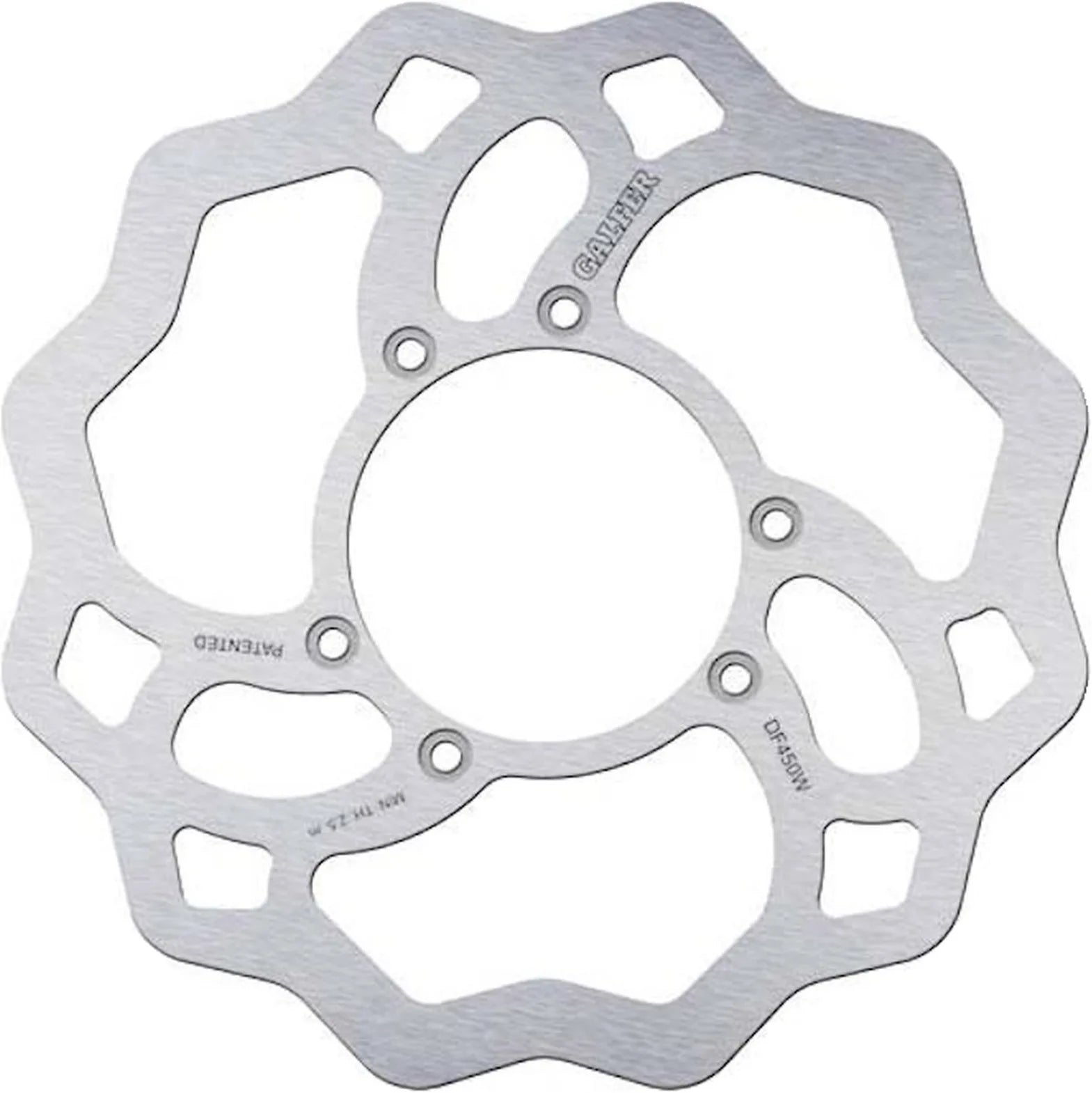 Front Fixed Wave Brake Disc - Galfer Compatible With Yamaha Yz 125 (1989)