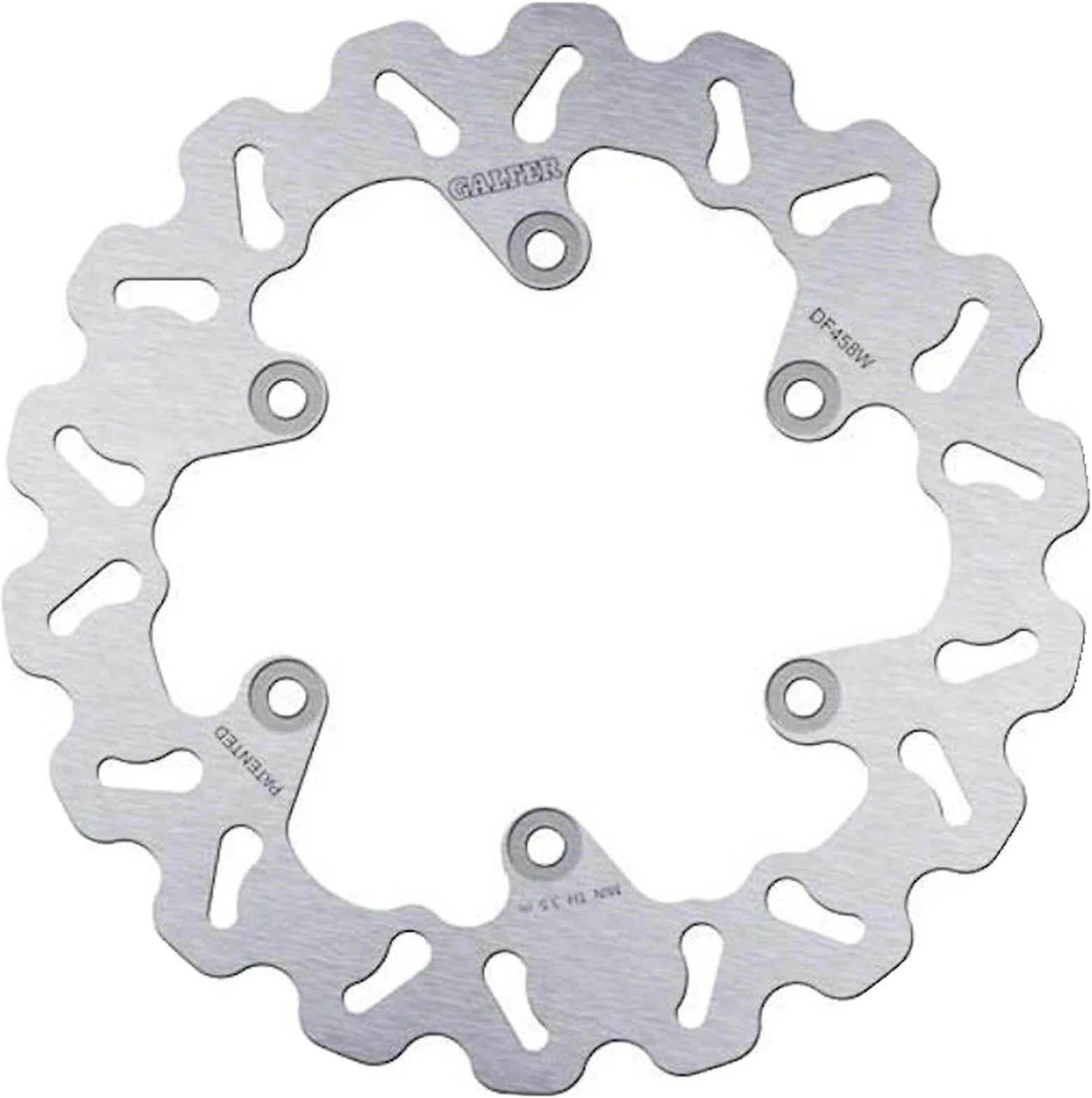 Front Fixed Wave Brake Disc - Galfer Compatible With Linhai Main Str 260 (2004)