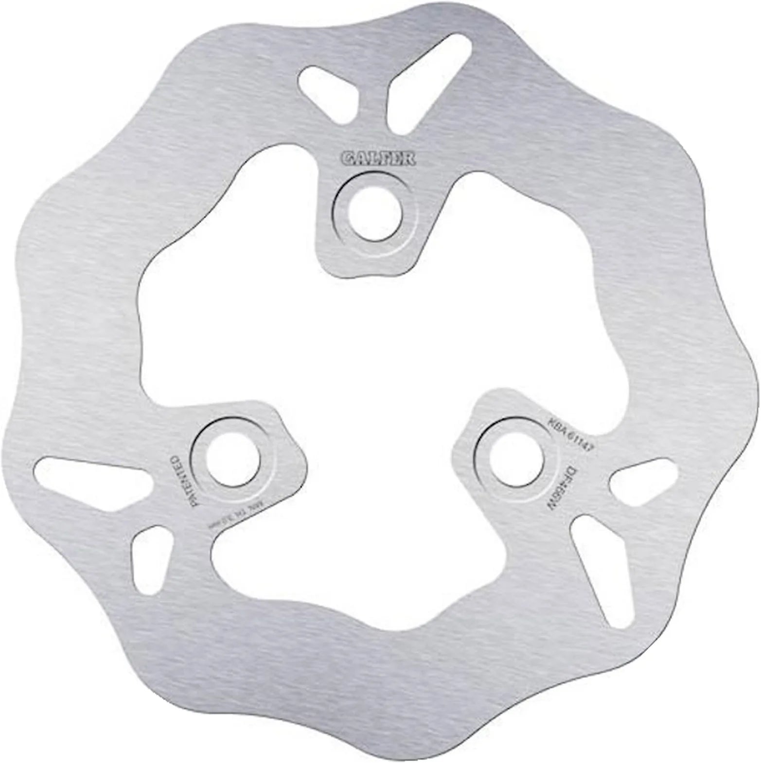 Front Fixed Wave Brake Disc - Galfer Compatible With Italjet 50 Pista (1994)