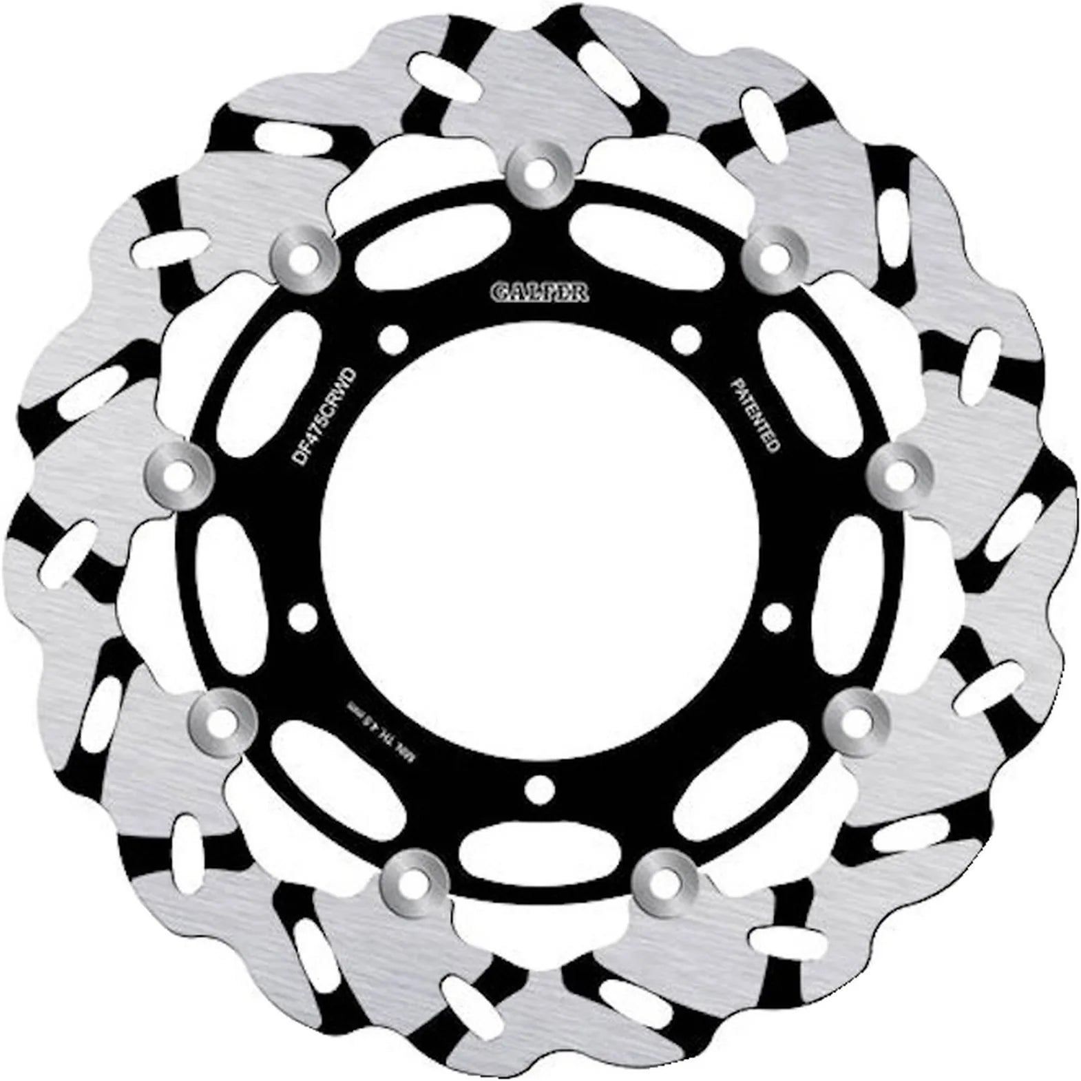 Front Floating Grooved Wave Brake Disc - Galfer Compatible With Yamaha Yzf-R6 600 (2017-2020)