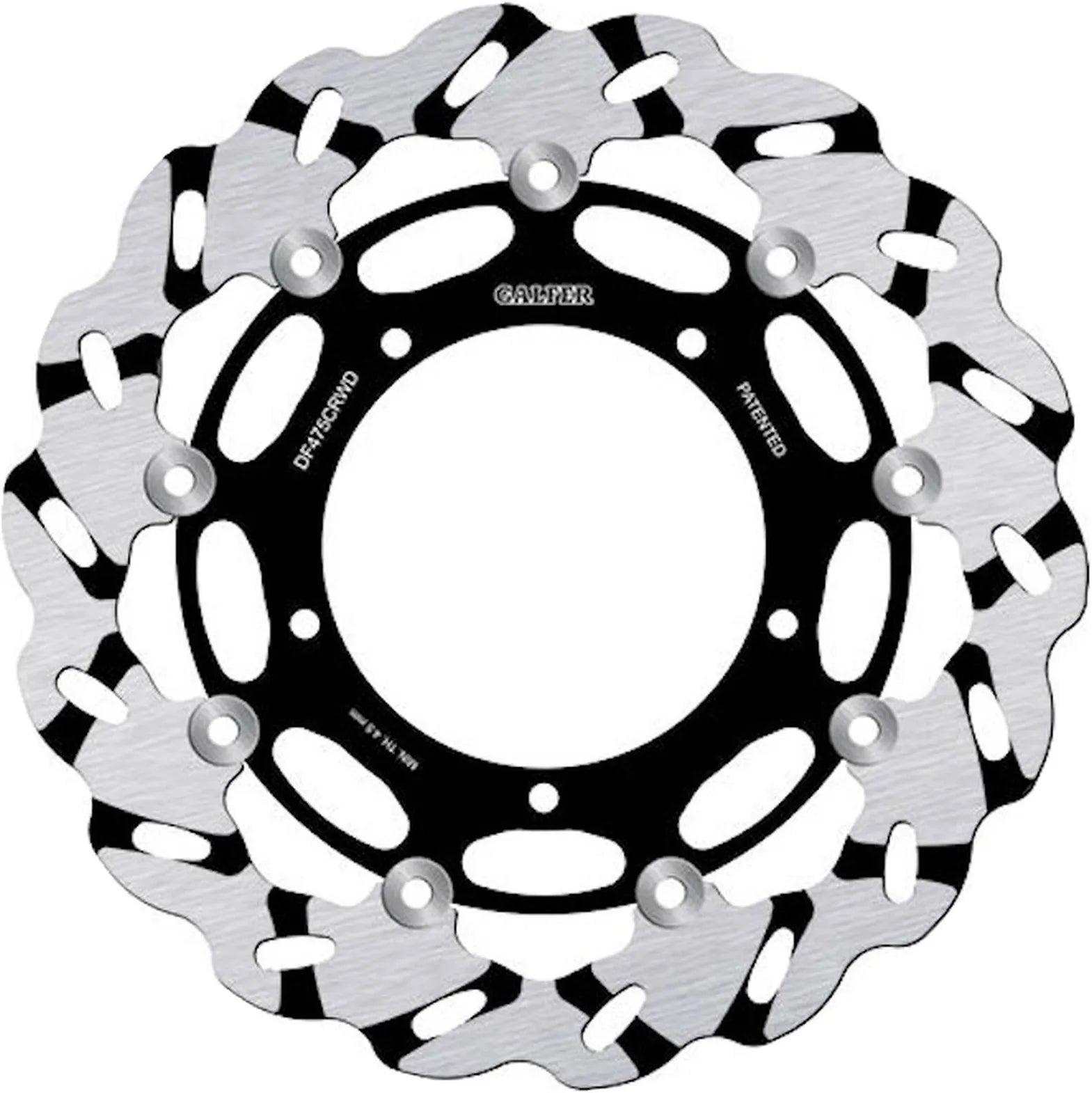 Front Floating Grooved Wave Brake Disc - Galfer Compatible With Yamaha Yzf-R6 600 (2017-2020)