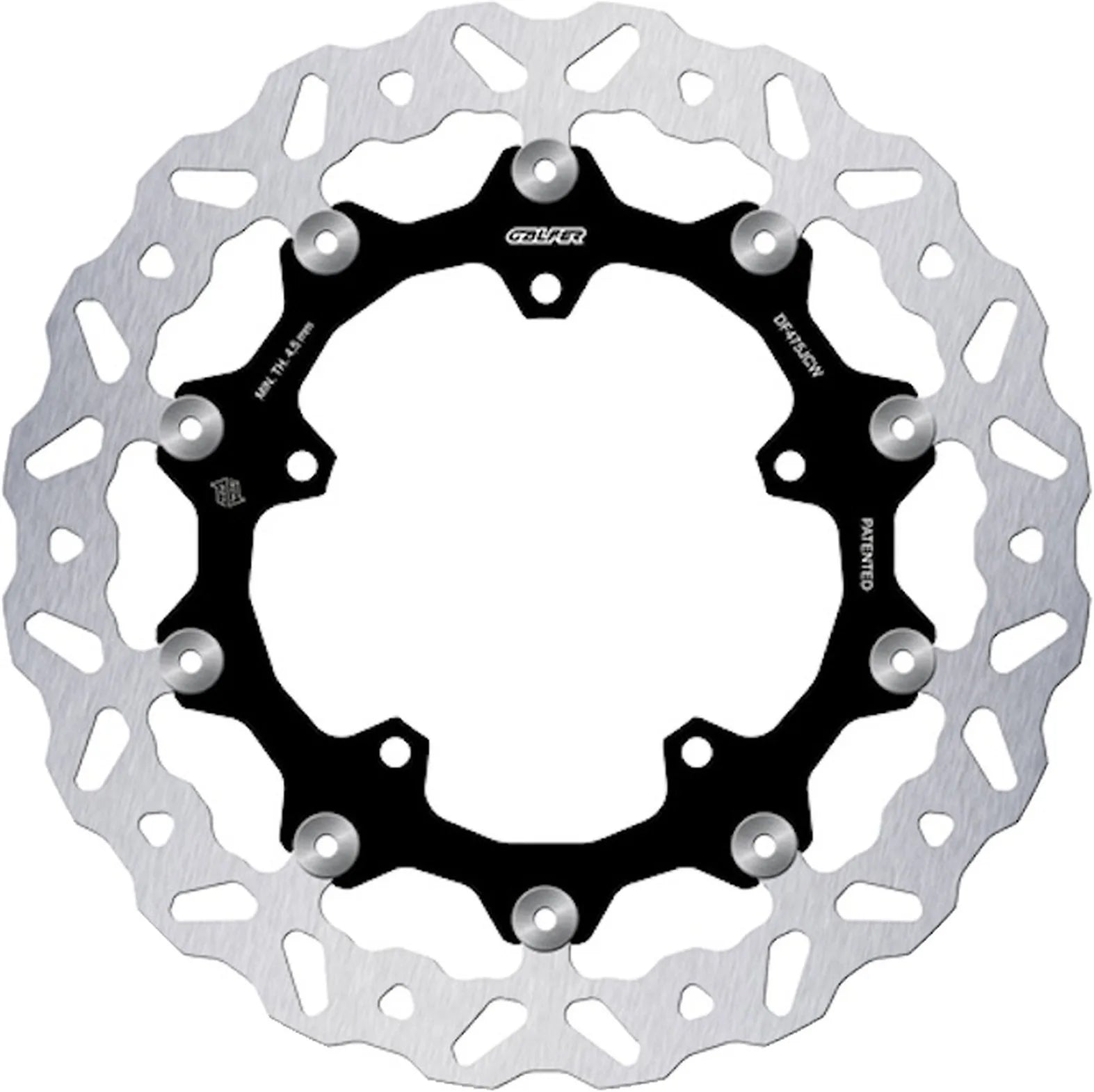 Front Floatech Wave Brake Disc - Galfer Compatible With Yamaha Yzf-R6 600 Race (2021-2023)