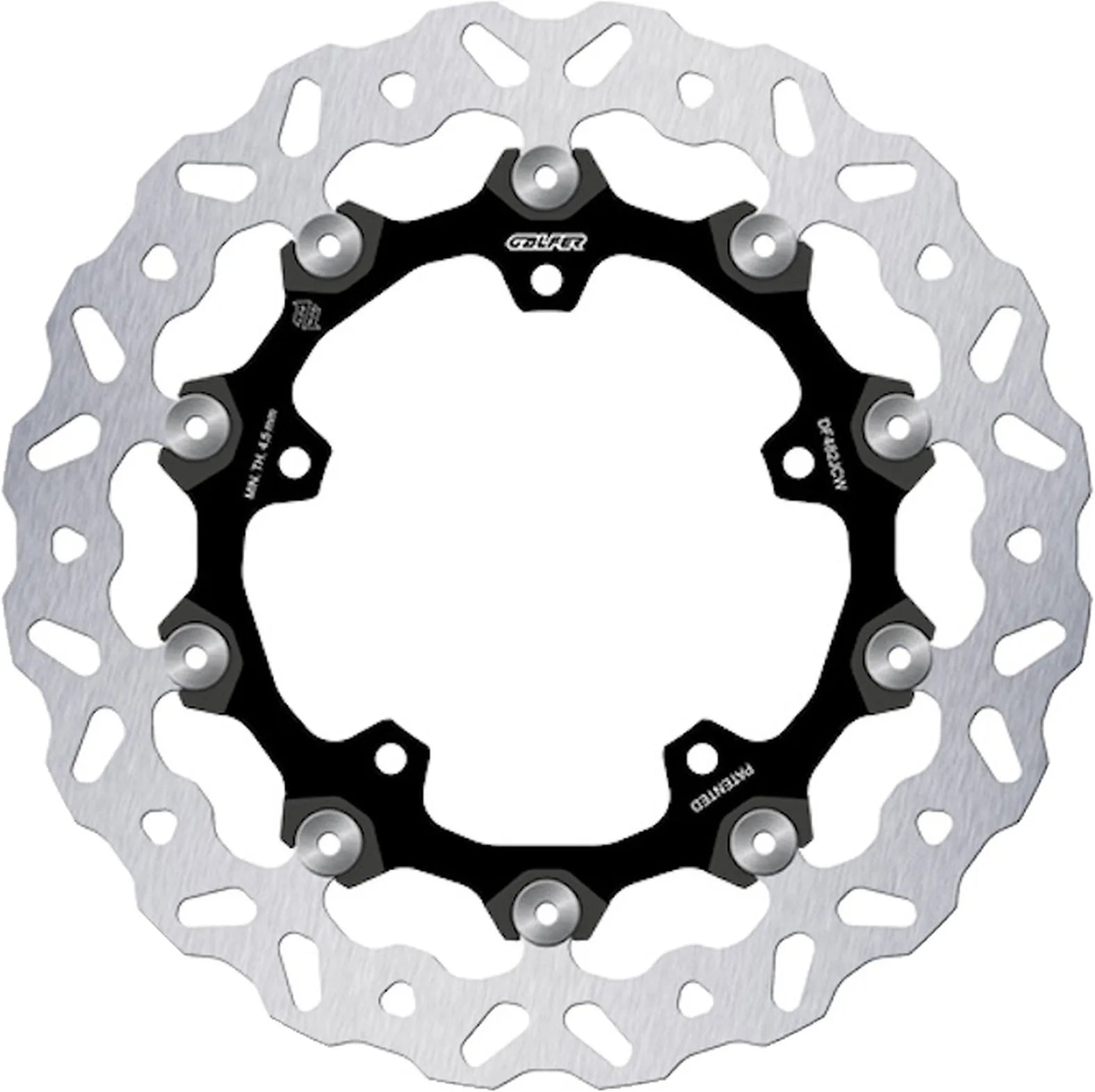 Front Floatech Wave Brake Disc - Galfer Compatible With Yamaha Yzf-R46 600 (2005)
