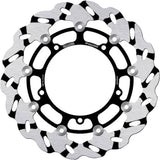 Front Floating Grooved Wave Brake Disc - Galfer Compatible With Yamaha Fz-6 - S Fazer Abs (2006)