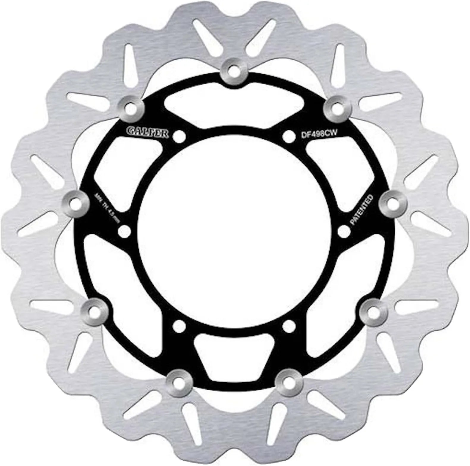 Front Floating Wave Brake Disc - Galfer Compatible With Yamaha Yzf-R7 Race (1999)